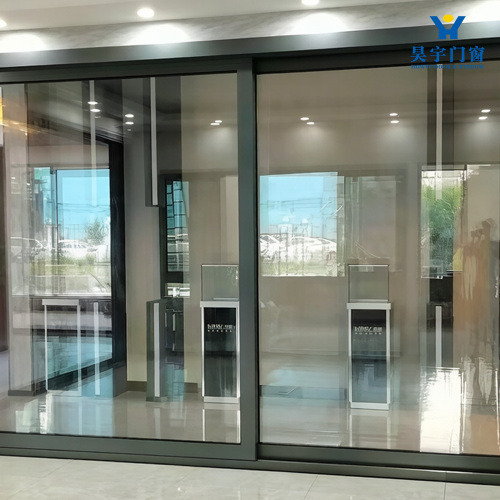 Système de porte coulissante moderne de 150 mm