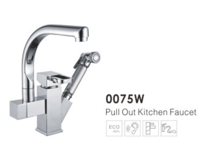 Pull out Kitchen Faucet 0075W