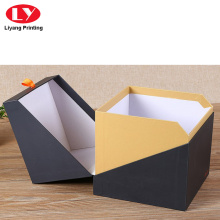Luxury Black and Gold Perfume Gift Packing Box