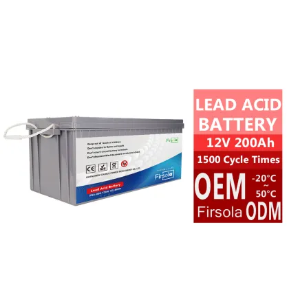 Customized 12V 200Ah M8 Terminal Lead-Acid Batteries AGM Varta Gel Bateria