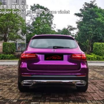 Ultra Gloss Metallic Grape Violet Car Vinyl Film