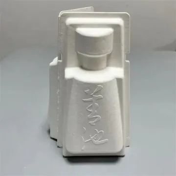 Molded Paper Pulp Packaging Box for Wine Bottle