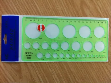 Plastic Stencil Ruler