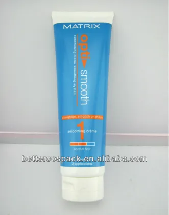 Plastic tube for body lotion with fip top cap