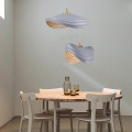 White Shell Modern Kitchen Island Pendant Lighting