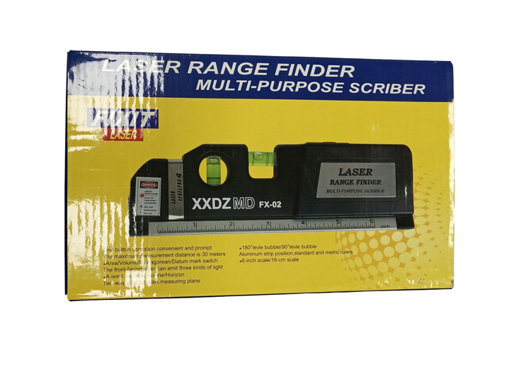 FX-02 3 In 1 Laser Level Rangefinder Out Package