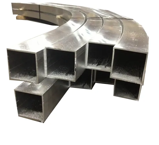 Custom Made Curved Aluminum Tubing and Alloy Pipe Bends