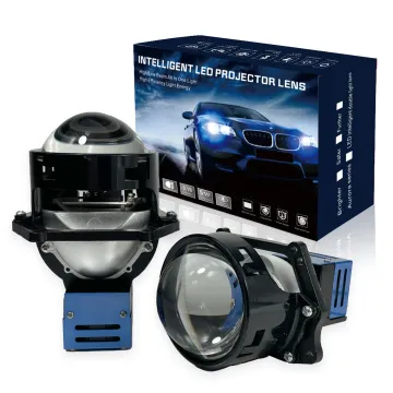 12V 65W Universal Bi-LED Projector Lens Car Headlight Retrofit Kit