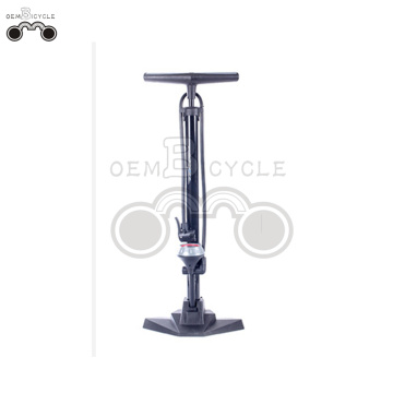 cheap High-pressure bicycle floor pump with gauge