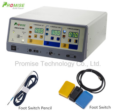 High Frequency Electrosurgical Unit with Foot Switch