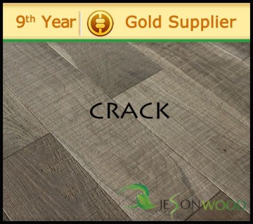 Engineered Oak Floor (Smoked with Cracks)