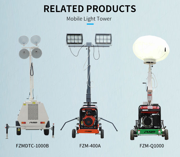 7m mobile light tower 7