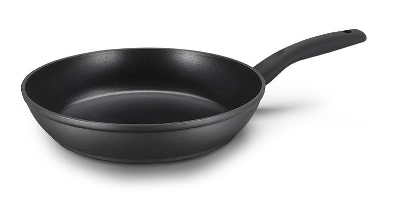 Frypan in alluminio forgiato nero