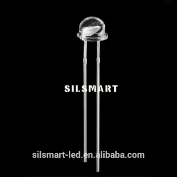 8mm straw hat white long leg LED, led lamp