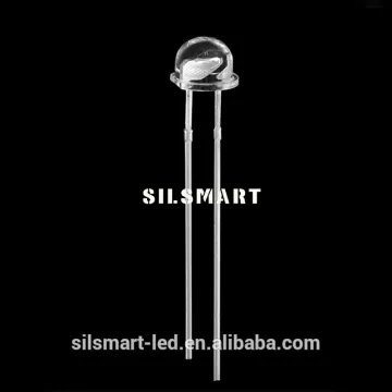 Dip led white straw hat led diode 5mm 660nm