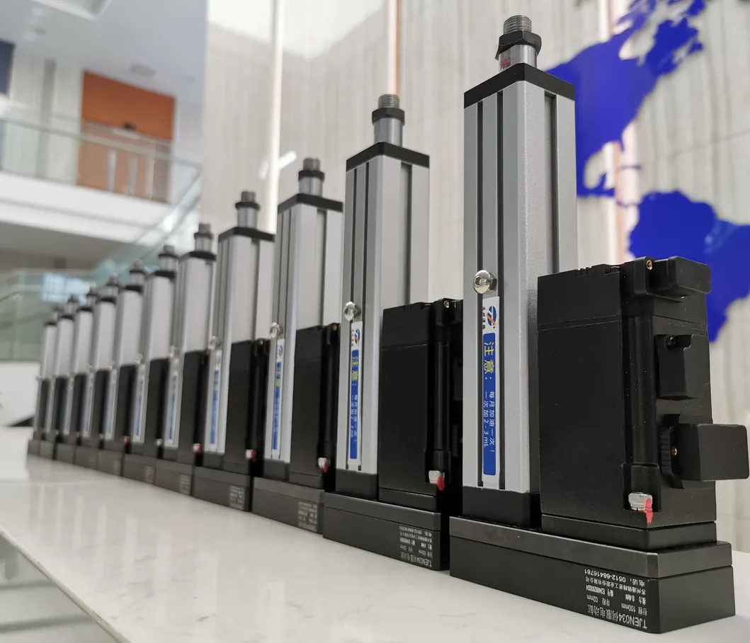 TJEN034 Высокая дакладнасць серва -электрычны цыліндр, электрычны цыліндр лёгкай нагрузкі