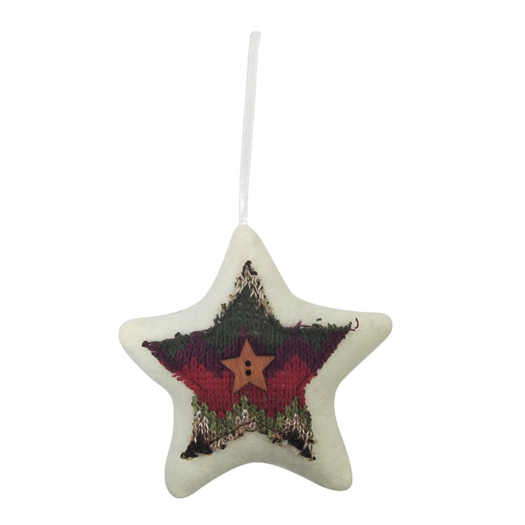 Christmas 3d Star Shape Tree Pendant