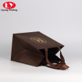 Square bottom customized flower shopping paper bag