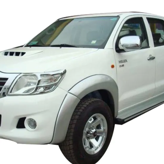 YCSUNZ ABS Plastic Gray Car Fender Flares for Toyota Hilux Vigo Champ 2012-2014 Double Cab