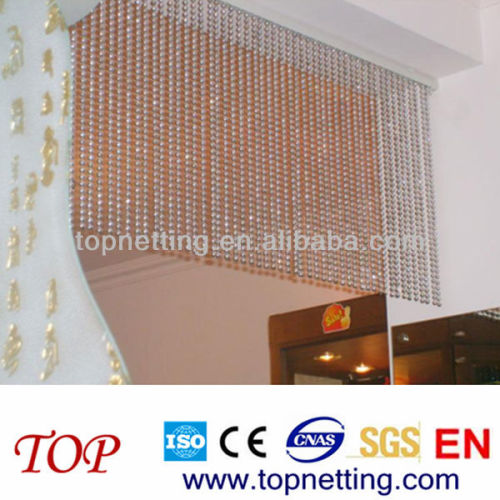 Elegant stainless steel ball chain curtain