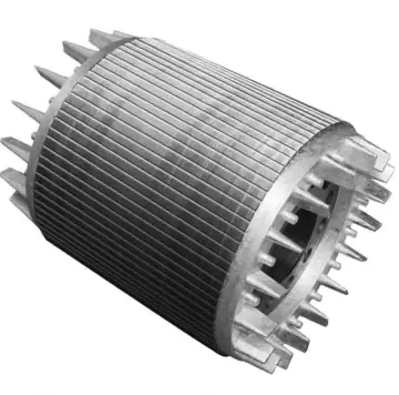 ac motor core die cast rotor