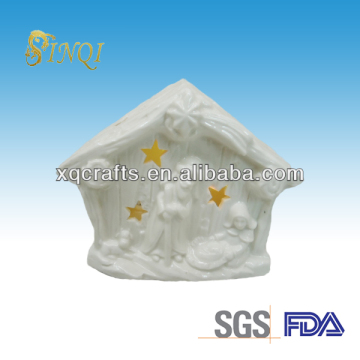 Led ceramic jesus house decoration