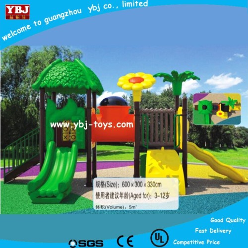 Popular big plastic children outdoor playground big slides for sale