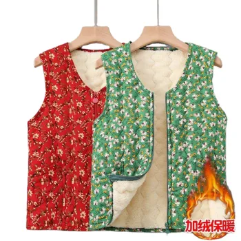 Winter Women's Quilted Stand Collar Puffer Vest - Size 3XL-6XL