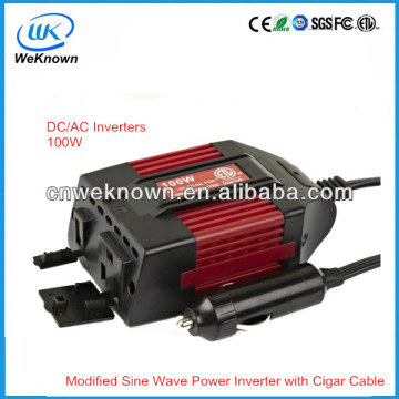 100W C ETL Us Approved Power Inverter with Cigar Cable