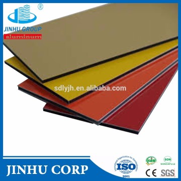 fireproof Wall cladding panel JX8804 Champagne Golden sheet