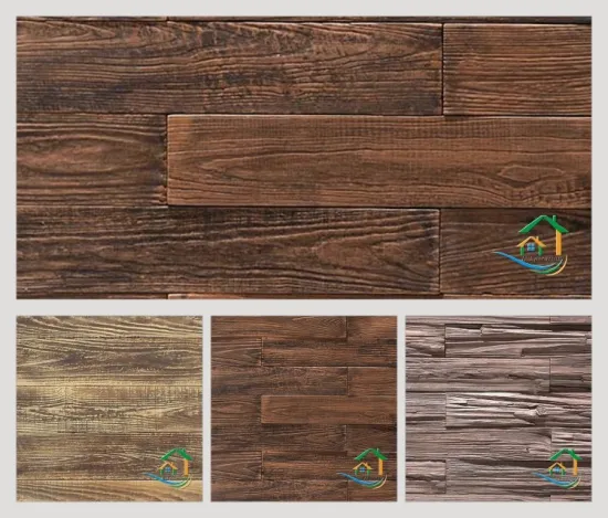 Wood texture decorative wall panels