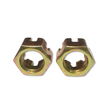 Hexagonal Hex Slotted Nut
