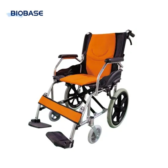 BIOSAFE 16 Inch Rear Wheel Manual Wheelchair for Hospital and Disabled Patients