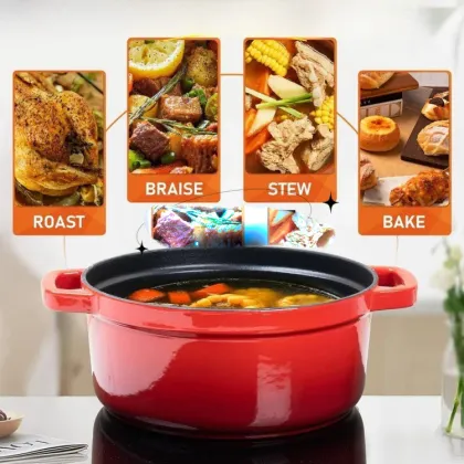 Export Quality Enamel Cast Iron Pot Set