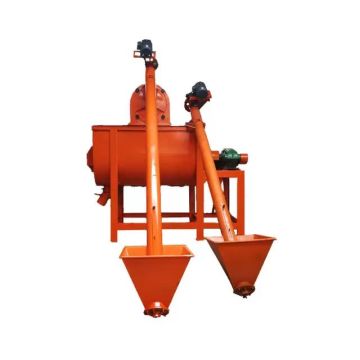 1-2 Tons Per Hour Poultry Feed Production Line: Mixer for Cattle, Chicken, and Pig Feed Machinery