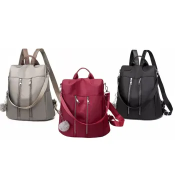 Waterproof Anti-theft Fashion Oxford Cloth Women's Shoulder Bag and Backpack