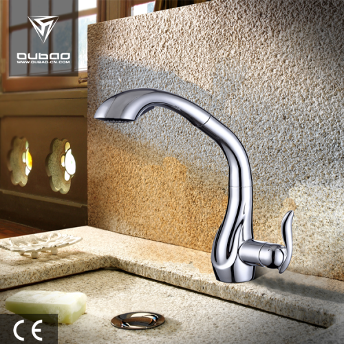 Water ridge pull down kitchen faucet for kitchen