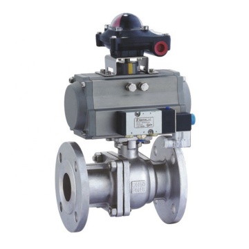 Title: "2 PC Flange Type Electric Solenoid CS 50mm 2\" Ball Valve with Pneumatic Actuator: Specifications and Features