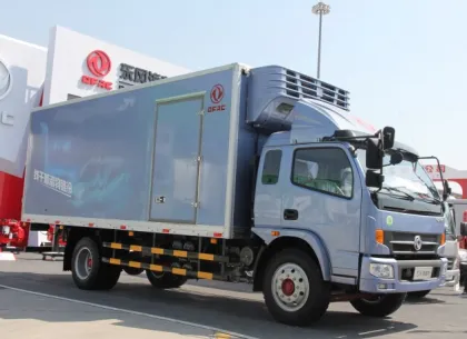 Refrigerated truck with carrier transicold freezer
