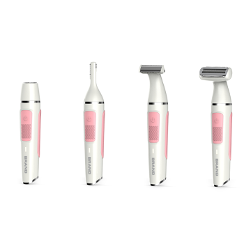 EASTO Rechargeable Lady Shaver: Waterproof Face, Eyebrow, and Bikini Hair Removal Trimmer with LED Light