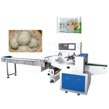 Bakery Horizontal Cookie Wafer Biscuit Pack Machine