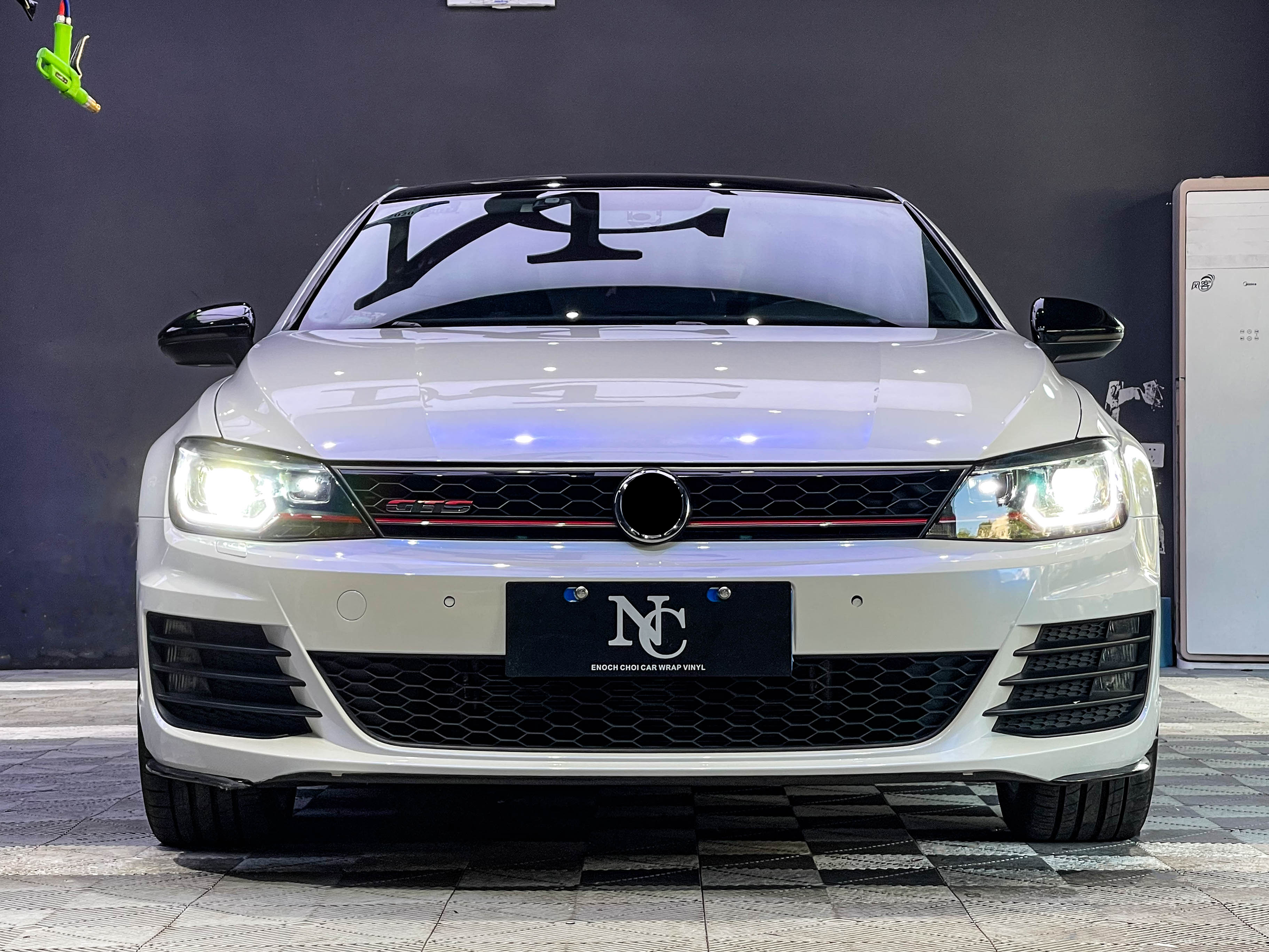 Glossy Ceramic Blue Auto Wrap