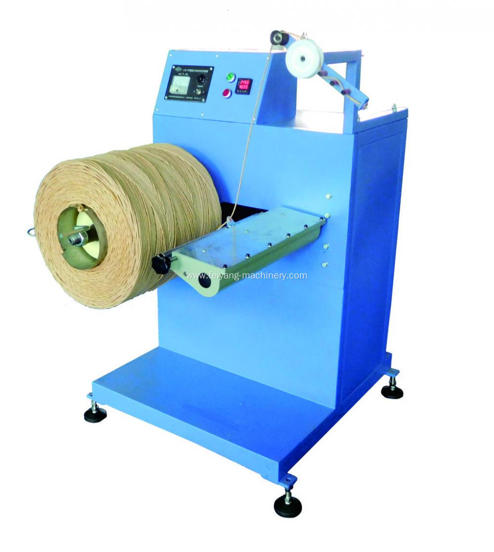 Paper rope rewinding machines