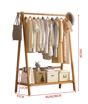 Non-Solid Wood Clothes Rack for Bedroom and Hotel Drying Storage