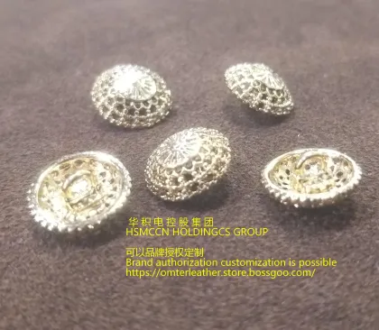 Metal round hollow buttons open up a new realm of versatile and fashionable buttons
