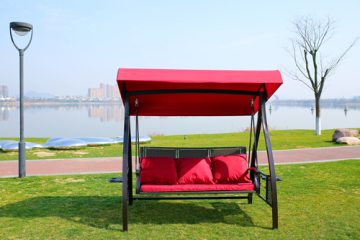Modern Popular Garden Swing Set/Outdoor Swing Chair with Cushion