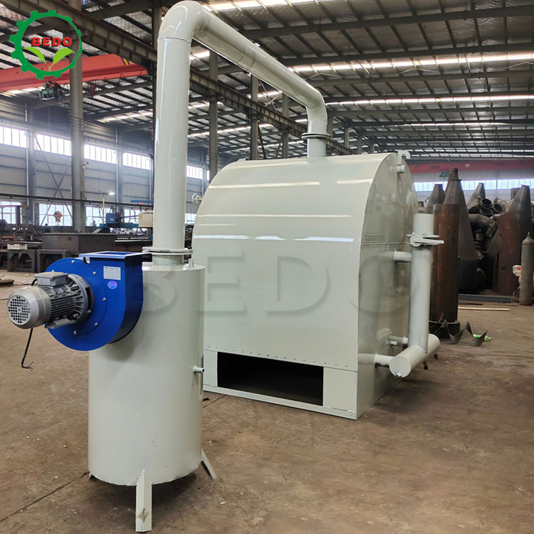 Industrial Charcoal Carbonization Furnace for Activated Carbon from Pistachio Biomass