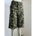 Cotton Slim Camo Middle Hosen