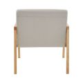 Wooden Upholstered Single Sofa Chair