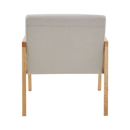 Wooden Upholstered Single Sofa Chair